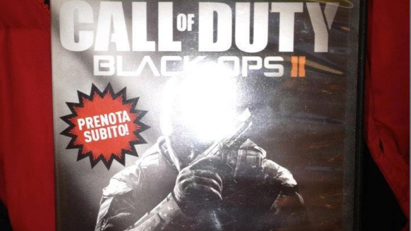 Illustration for article titled Photo Claims First Look at Call of Duty: Black Ops 2's Box Art, But Is It a Fake?
